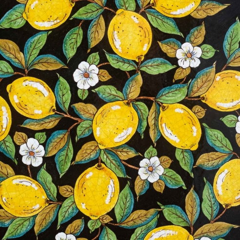 Tavolo Limoni Nero/Rosso