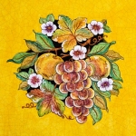 Tavolo Frutta Giallo/Nero