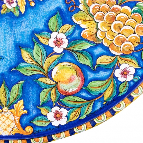 Tavolo Frutta Blu/Turchese