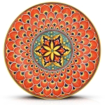Wall plate ø 18" Penne Pavone