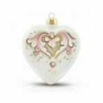 Pallina Cuore Shabby Rosa