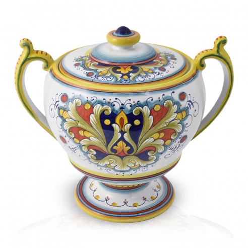 Zuppiera H 30 cm. Corallo