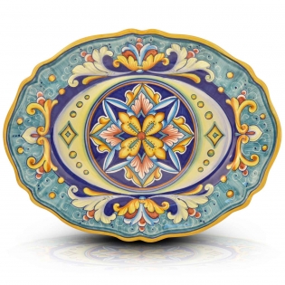 Oval platter Ornato