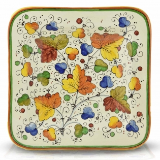Piatto 38x38 cm. Bacco