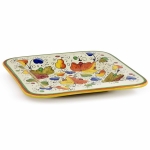 Square wall plate 38 cm. Bacco