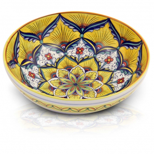 Bowl ø 35 cm. Piuma Gialla