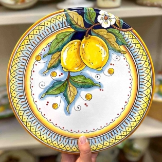 Tortiera decoro Limoni Positano 2