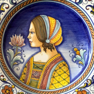 Piatto Ritratto di Dama 2