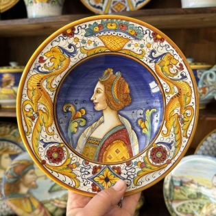 Piatto Ritratto di Dama