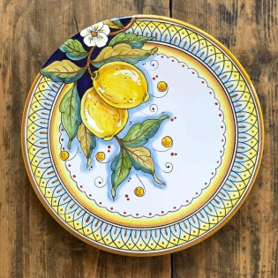 Tortiera decoro Limoni Positano