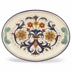 Oval tray 16,8" Ricco Deruta