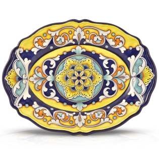 Oval platter Ornato