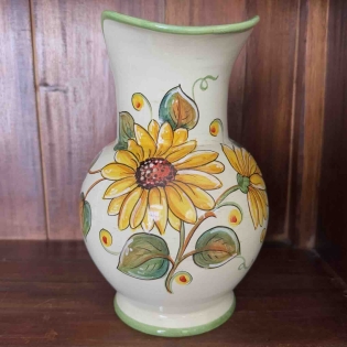 Brocca H 25 cm. Girasoli