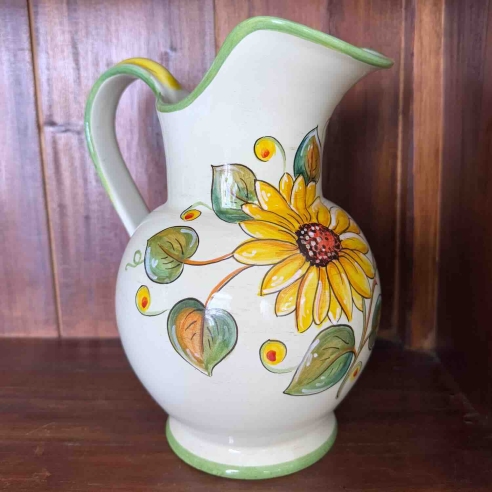 Brocca H 25 cm. Girasoli