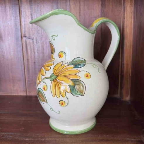 Brocca H 25 cm. Girasoli
