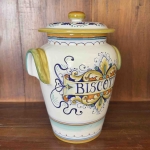 Biscotti Jar H 10,8" Ornato