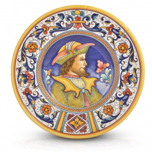 Piatto Ritratto di Cavaliere