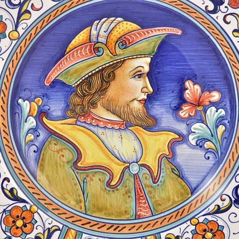 Piatto Ritratto di Cavaliere