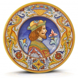 Piatto Ritratto di Cavaliere