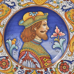 Piatto Ritratto di Cavaliere 2