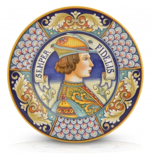 Piatto ø 30 cm Ritratto Cavaliere