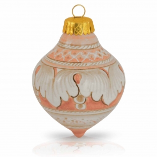Pallina di Natale Shabby Rosa 2